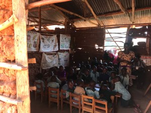 A rural school building for those who cannot afford a private school