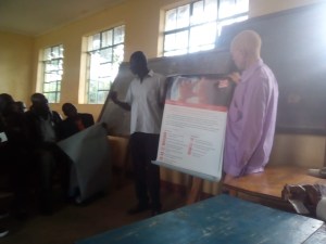 Peer to oder training on hygiene and health topics 